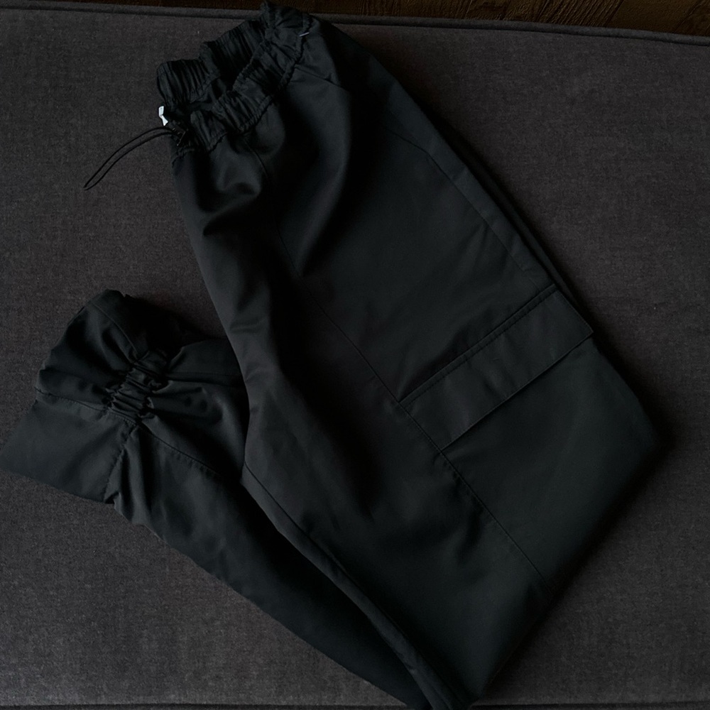 Wolford Black Sport Streetstyle Pants Size M - Picture 10 of 16